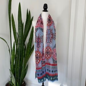 NWT GAP Floral Scarf 80X24”